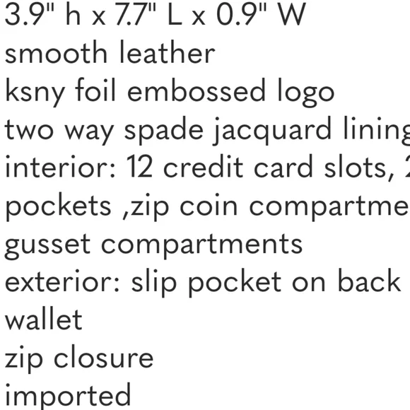 Kate Spade Black Zip-Around Wallet - Picture 9 of 9